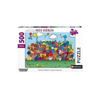 Puzzle 500 pièces Nathan Monsieur Madame