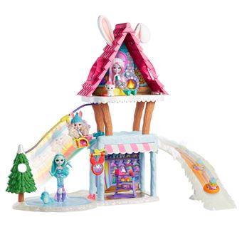 Coffret Enchantimals Chalet des Neiges de Bevy Lapin