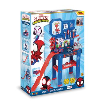 Atelier de bricolage Smoby Etabli Spidey et ses amis extraordinaires avec piste de lancement à construire