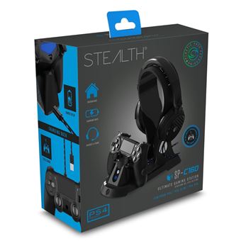 Station Gaming Stealth Ultimate pour PS4 5 en 1 Noir