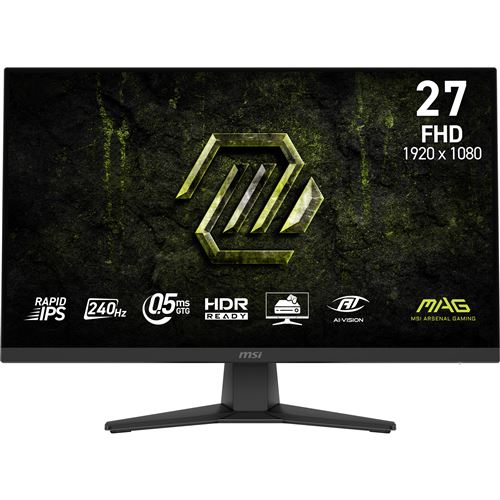 Ecran PC gaming MSI MAG 272F X24 27 240 Hz Full HD