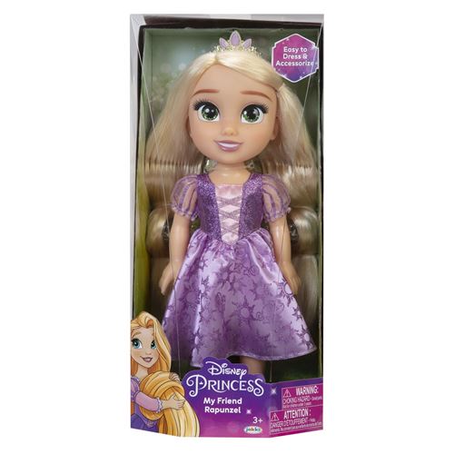 DISNEY PRINCESSES Disney princess poup&eacute;e princesse raiponce en plastique - 38 cm