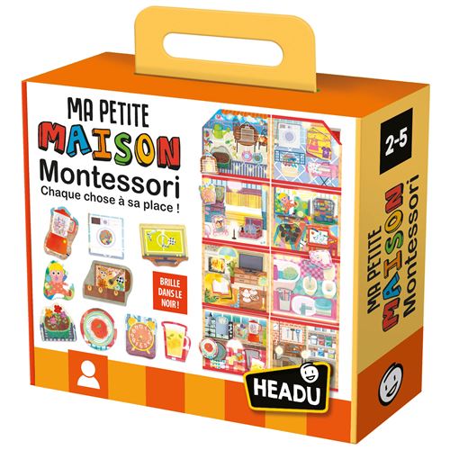Jeu de découverte Ma petite Maison Montessori Headu - Headu