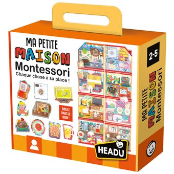Jeu de découverte Ma petite Maison Montessori Headu - Autre jeux éducatifs  et électroniques - Achat & prix