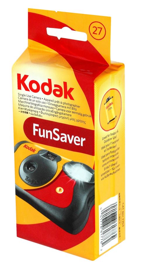 Appareil photo jetable Kodak - 27/39 photos - lumière du jour/flash  électrique HD/étanche/FunSaver - Cdiscount Appareil Photo