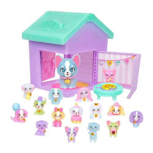 Little Live Pets Mama Surprise Families Baby Care Clinic Set de clinique pour chiots surprise, comprend