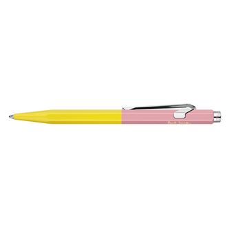 Caran d'Ache Balpen 849 Paul Smith Chartreuse Geel en Roze - 1