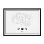 Affiche Wijck 40 x 50 cm Les Halles