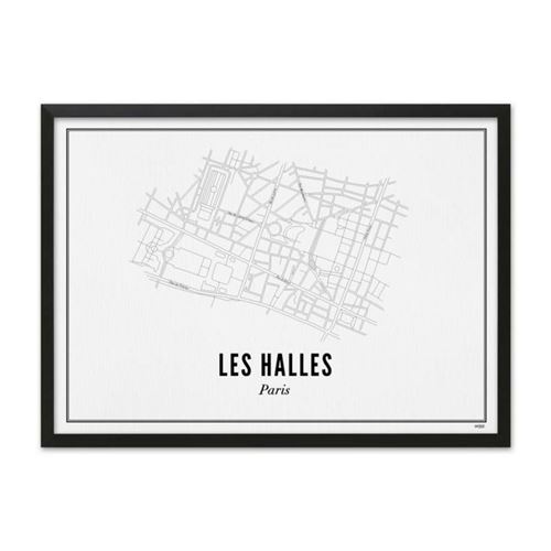 Affiche Wijck 40 x 50 cm Les Halles