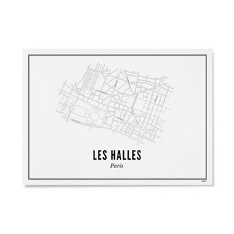 Affiche Wijck 40 x 50 cm Les Halles