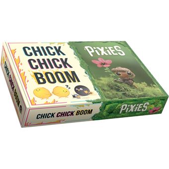 Jeu d'ambiance Asmodee Pixies + Chick Chick Boom