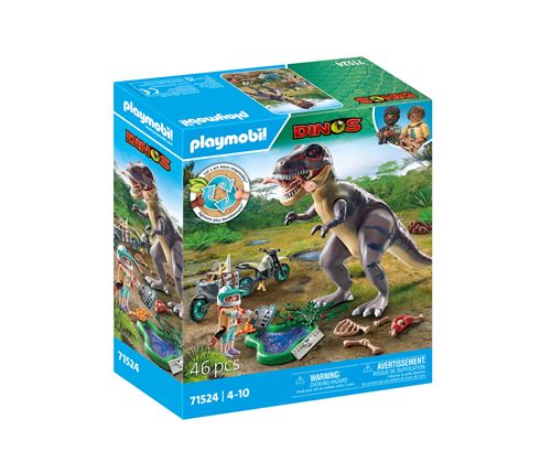 Playmobil 71524 Explorateur avec Moto et tyrannosaure - vue 6