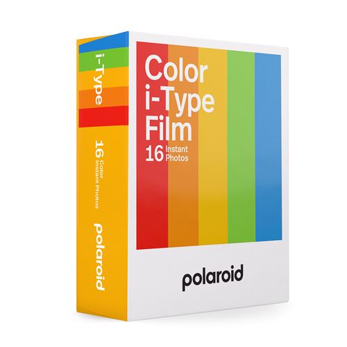 Papier Photo Instantané Polaroid Color Film i-Type – Double Pack, 16 Photos