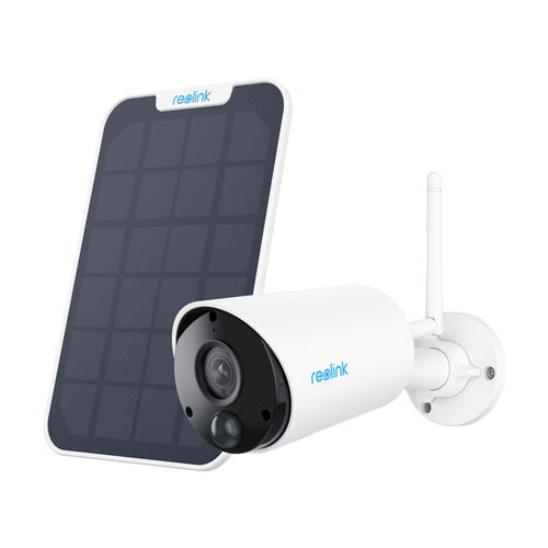 Caméra De Surveillance Reolink B320 Extérieure Blanc + Panneau Solaire Sr2