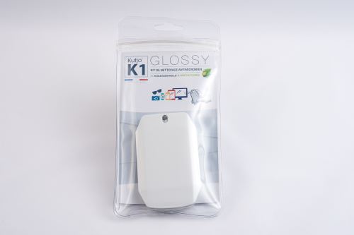 Spray nettoyant d'écran antibactérien Kutjo 15 ml Blanc