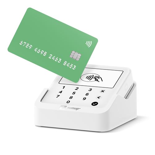 Terminal de paiement Sumup Solo Lite Bluetooth Blanc + Station de recharge