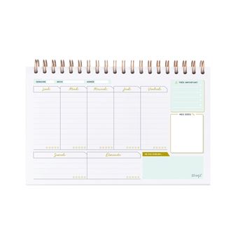 Planning semainier Mr. Wonderful Tes rêves t’attendent