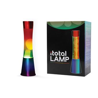 Lampe à poser Itotal Lave Rainbow 30 W