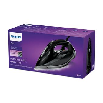 Fer à repasser à vapeur Philips Azur GC4908/80 3000 W Noir et Gris