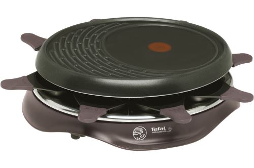 Tefal Simply Invents RE5160 - raclette/grill - noir cerise