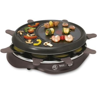 Tefal Raclette Grill Crêpe Simply Invents Cherry Black (8 personnes)  RE516012 