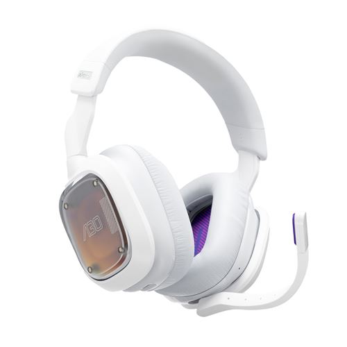 Casque Gaming sans fil Bluetooth Astro A30 Lightspeed pour PS, PC, mobile Blanc