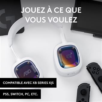 Casque Gaming sans fil Bluetooth Astro A30 Lightspeed pour PS Blanc