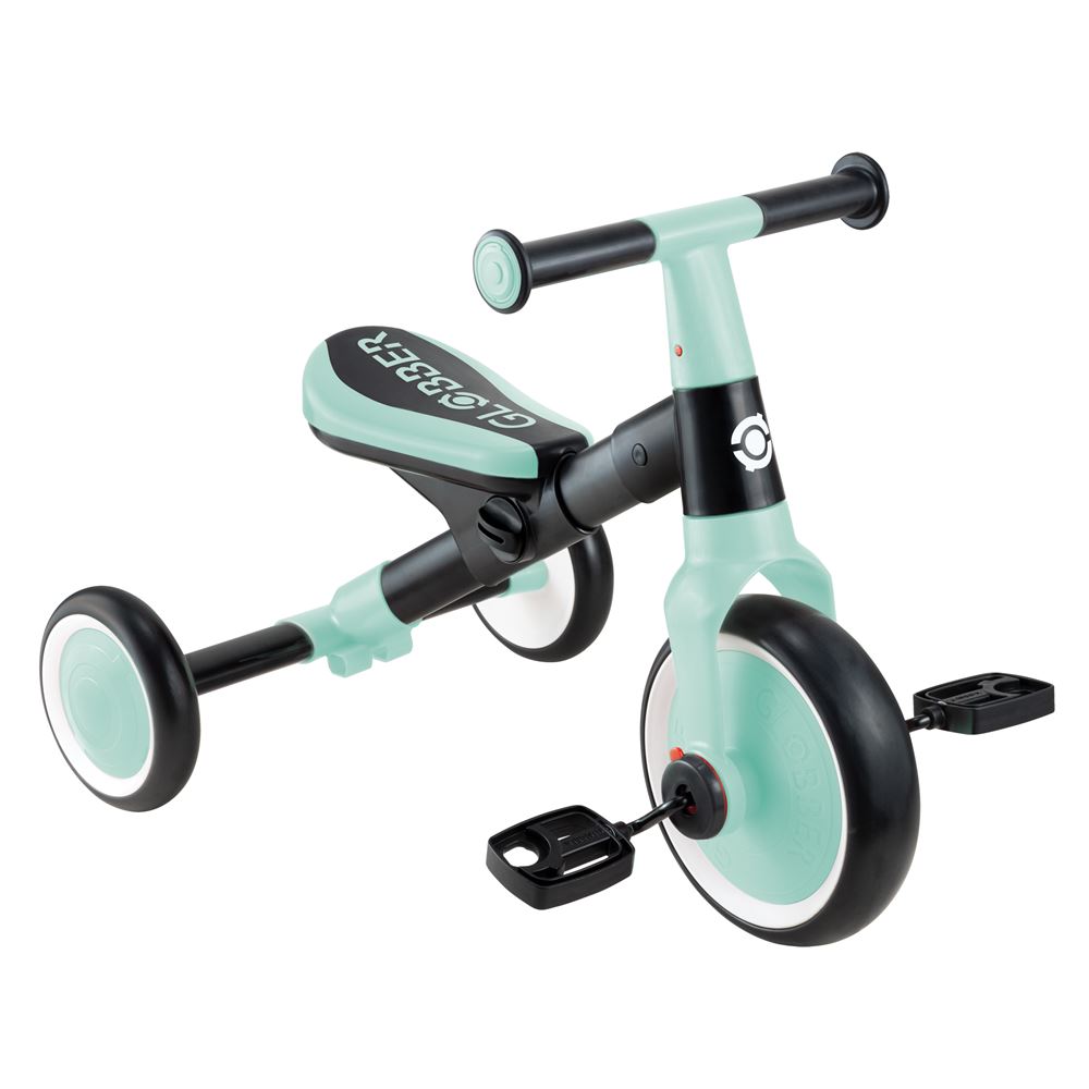 Tricycle Globber Learning trike en Menthe et Noir Tricycles