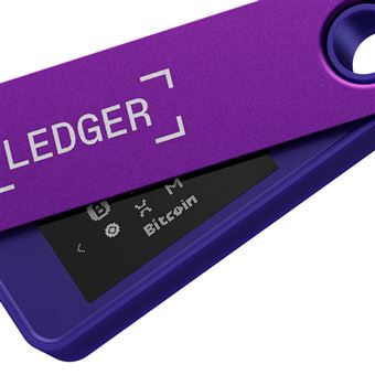 Cryptowallet Ledger Nano S Plus Violet Améthyste