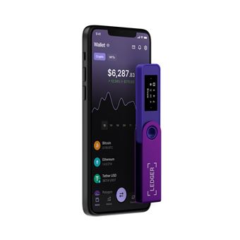 Cryptowallet Ledger Nano S Plus Violet Améthyste