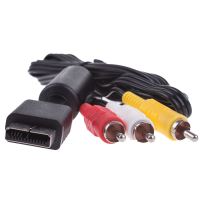 Câble Péritel Sony Officiel Pour PS1 PS2 PS3 – Adaptateur Inclus – Occasion Bon état