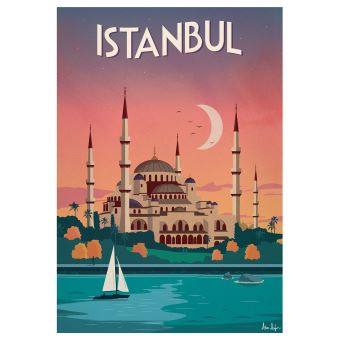 Affiche Sergeant Paper Istanbul 30x42 cm Edition limitée signée