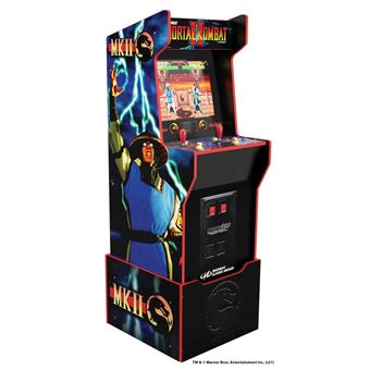 Borne d’arcade de 12 jeux Evolution Edition Midway Legacy avec rehausseur Mortal Kombat