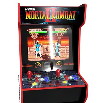 Borne d’arcade de 12 jeux Evolution Edition Midway Legacy avec rehausseur Mortal Kombat