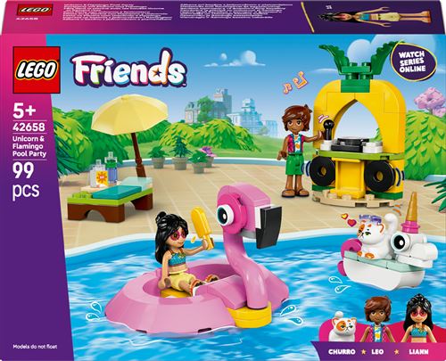 Lego Friends fête dans la piscine - vue 2