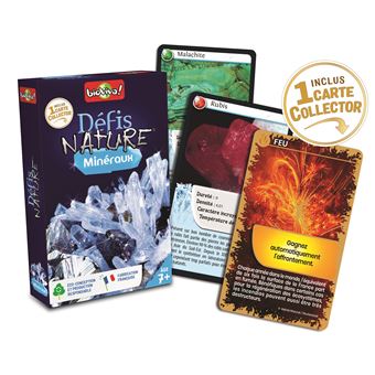 Jeu de cartes Bioviva Défis Nature Minéraux