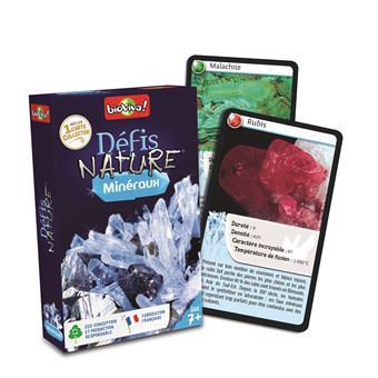 Jeu de cartes Bioviva Défis Nature Minéraux