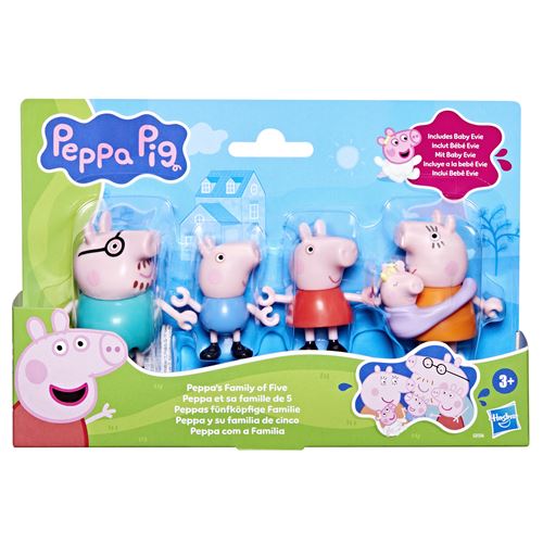 Figurine Peppa Pig Peppa et sa famille de 5