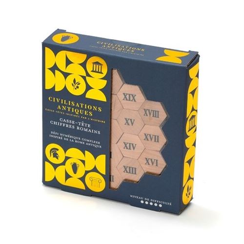 Boite de Casse-tête chiffres romains