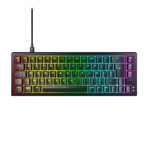 Clavier Gaming Mécanique Cherry Xtrfy K5V2 Compact – Format 65%, Switches Hot-Swap MX2A Red