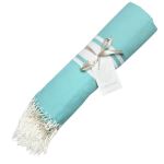 Fouta Febronie Traditionnelle Unie St Tropez Vert turquoise