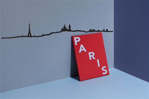 Accessoire de décoration The Line Paris Grand Format Noir