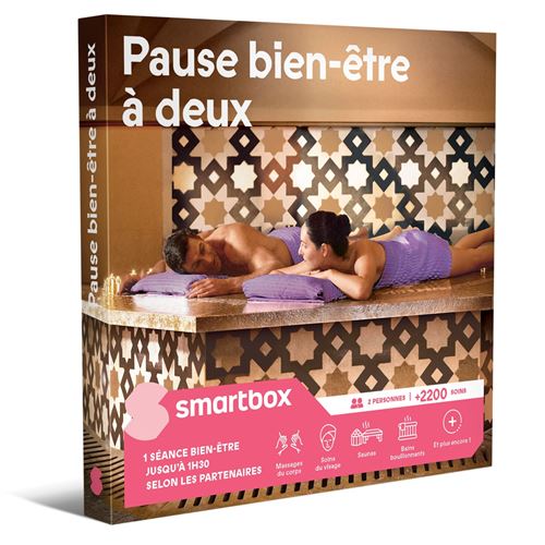 Coffret cadeau SmartBox Pause bien être à deux