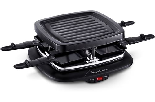 Moulinex Raclette en Grill 700W Zwart