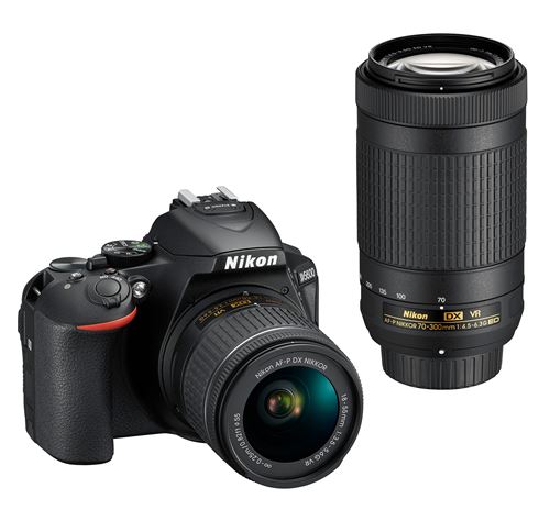 Appareil photo Reflex Nikon D5600 Noir + Objectif AF-P DX 18-55mm