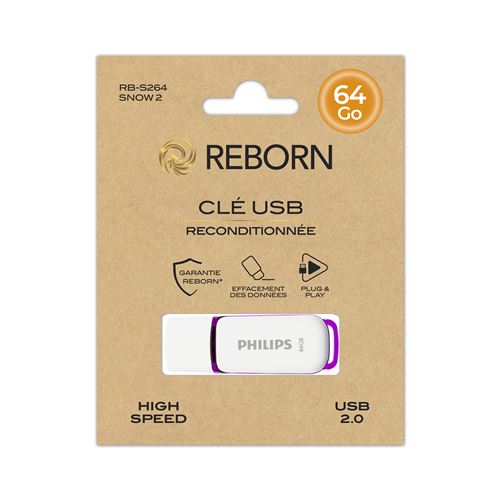 Clé USB 2 64 Go Reconditionné Reborn