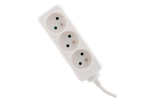 Zeni Blanc Alimentation Électrique 1.5 M Multiprise Zenitech