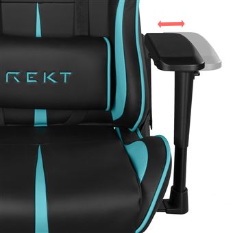 Fauteuil Gaming REKT Team8 Noir et Bleu