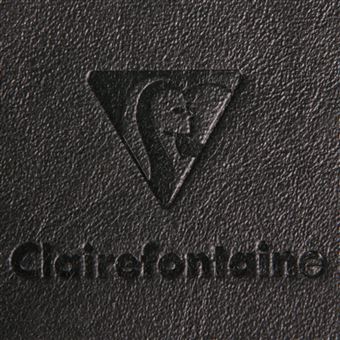 Carnet Clairefontaine Cuir A5 Forest Ours Noir