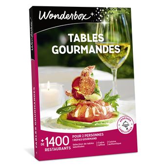 Tables gourmandes Wonderbox